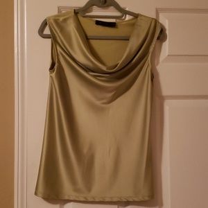 Limited size M  satin polyester sleeveless  shirt